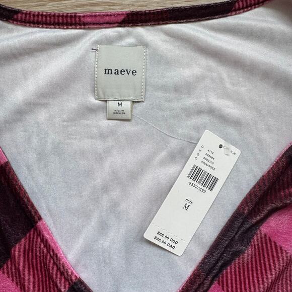 Maeve (Anthropologie) Velvet Babydoll Top - Size M - Picture 3 of 8